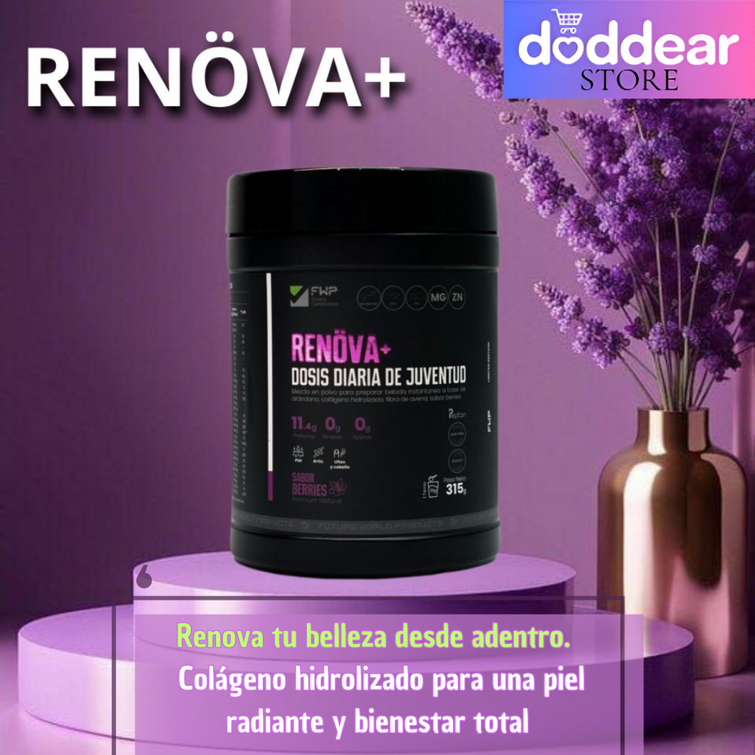 Colágeno Hidrolizado RENÖVA+ |Belleza y Bienestar en Cada Sorbo